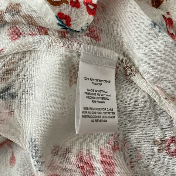 Soul Cake Ivory Floral Kimono NWT - Picture 9 of 10